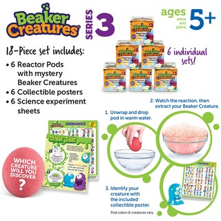 Foto 5 | Beaker Creatures Series 3 De Toy Learning Resources, Paquete De 6 Unidades, 5 O Más - Venta Internacional.