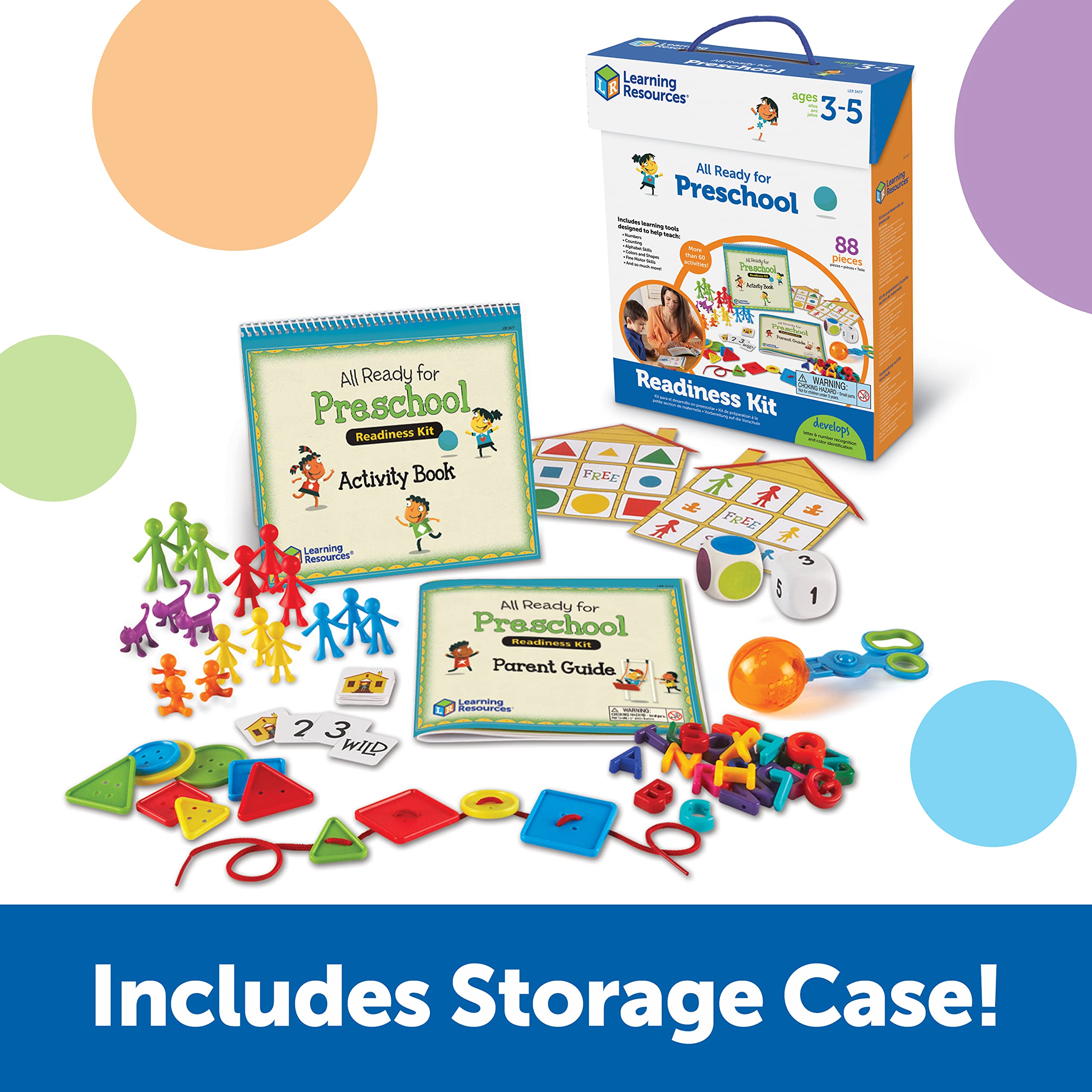 Foto 3 | Kit De Recursos De Aprendizaje Listos Para Preescolar Con 60 Actividades - Venta Internacional.