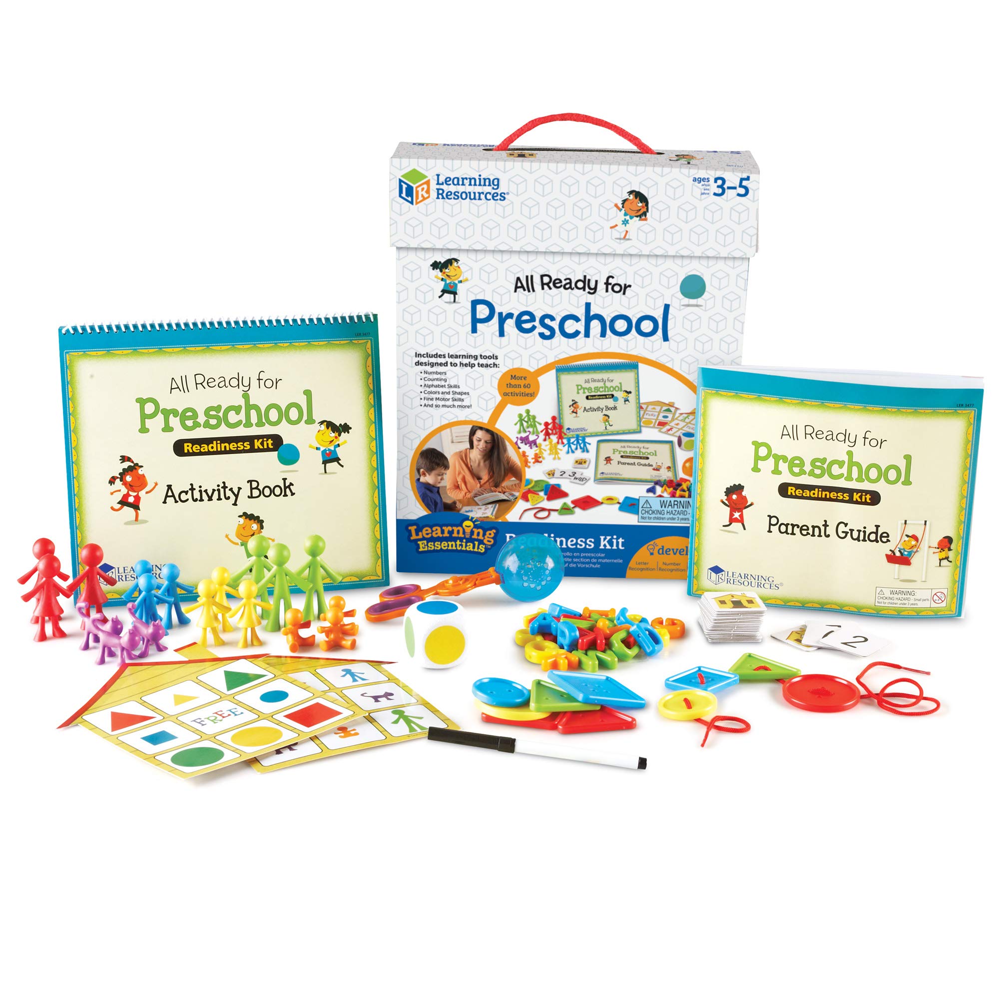 Foto 8 pulgar | Kit De Recursos De Aprendizaje Listos Para Preescolar Con 60 Actividades - Venta Internacional.