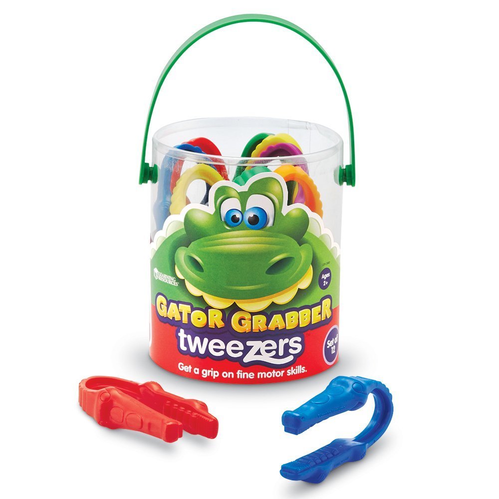 Pinzas De Motricidad Fina Learning Resources Gator Grabber, 12 Unidades - Venta Internacional.