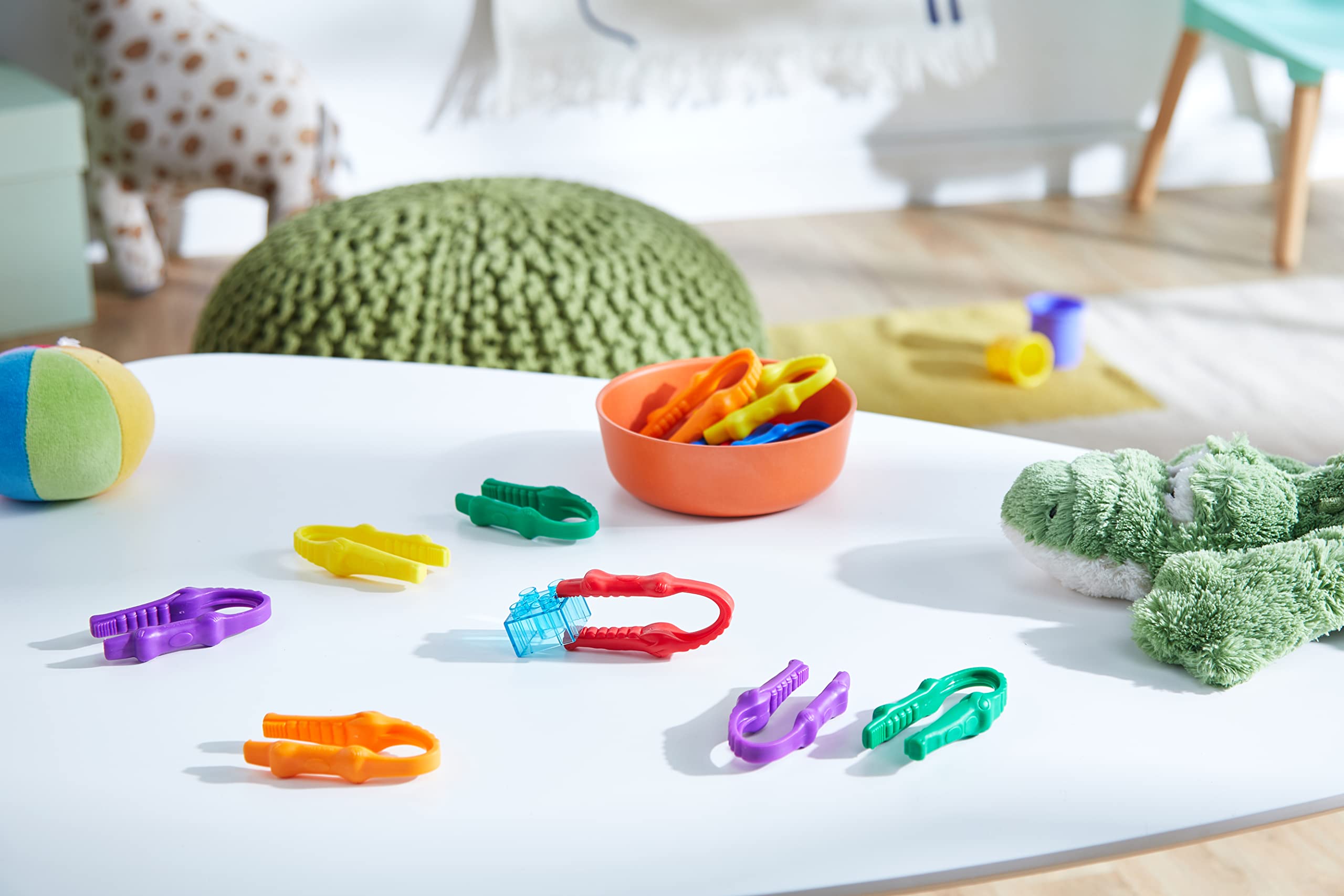 Foto 3 pulgar | Pinzas De Motricidad Fina Learning Resources Gator Grabber, 12 Unidades - Venta Internacional.