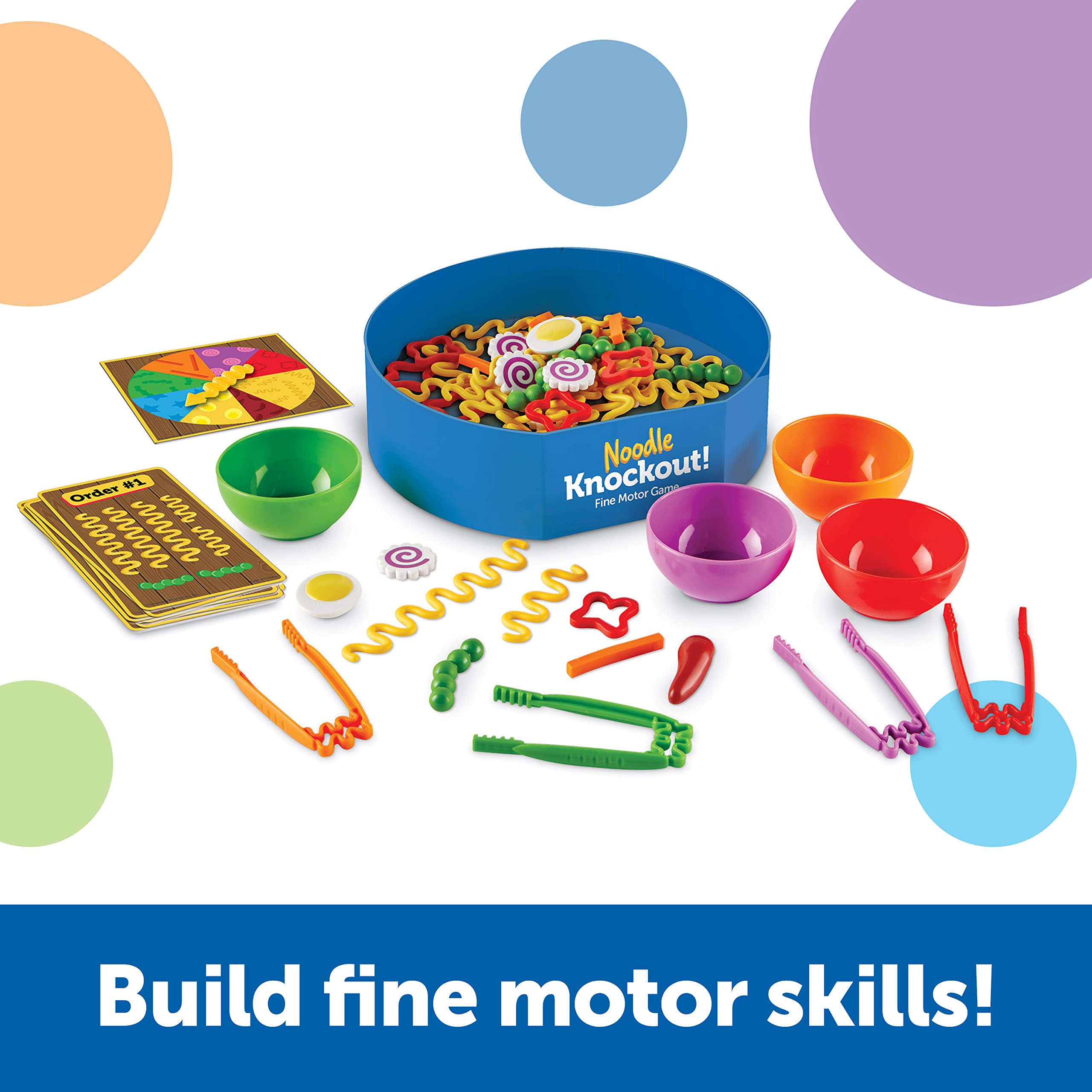 Foto 4 pulgar | Recursos De Aprendizaje De Juegos De Motricidad Fina Noodle Knockout! 67 Piezas - Venta Internacional.