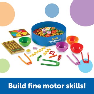Foto 3 | Recursos De Aprendizaje De Juegos De Motricidad Fina Noodle Knockout! 67 Piezas - Venta Internacional.