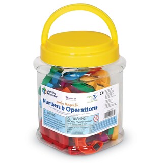Foto 2 | Juego Jumbo De Recursos De Aprendizaje Sobre Números Magnéticos Para Niños De 3 Años O Más - Venta Internacional.