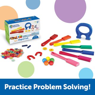 Foto 3 | Kit Magnet Lab Learning Resources Super 119 Piezas Para Mayores De 5 Años - Venta Internacional.