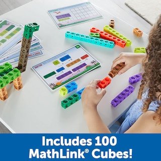 Foto 2 | Recursos De Aprendizaje De Mathlink Cubes Dino Time, 115 Piezas, Más De 5 - Venta Internacional.