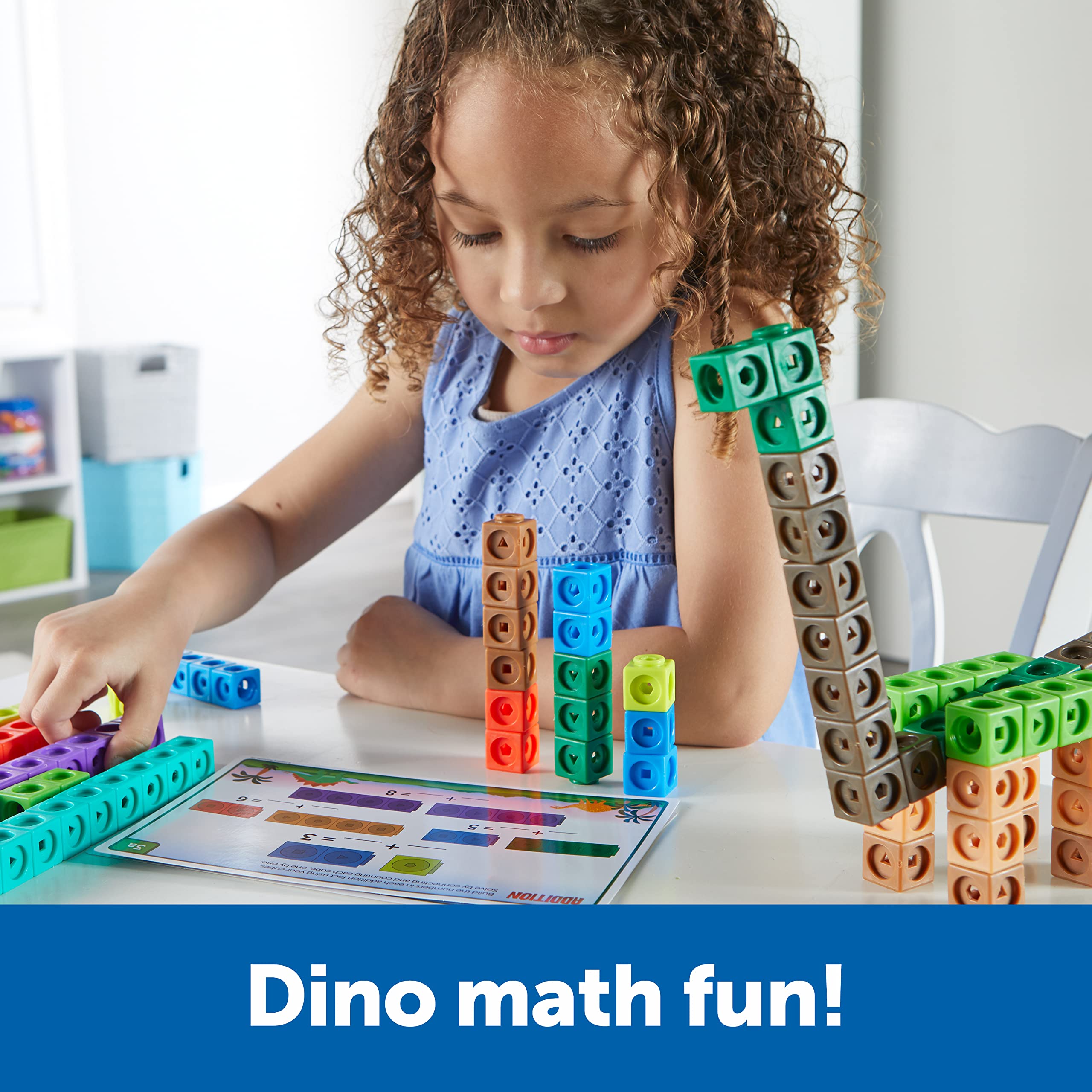 Foto 4 pulgar | Recursos De Aprendizaje De Mathlink Cubes Dino Time, 115 Piezas, Más De 5 - Venta Internacional.