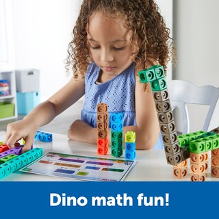 Foto 3 | Recursos De Aprendizaje De Mathlink Cubes Dino Time, 115 Piezas, Más De 5 - Venta Internacional.