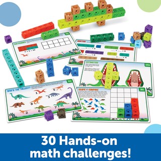 Foto 4 | Recursos De Aprendizaje De Mathlink Cubes Dino Time, 115 Piezas, Más De 5 - Venta Internacional.