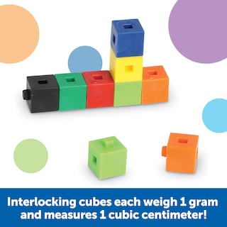 Foto 3 | Juego De Recursos De Aprendizaje De Cubos De Unidades De Gramo Entrelazados (1000) - Venta Internacional.