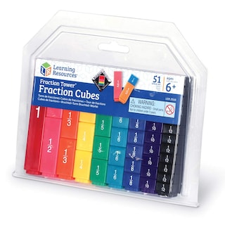 Foto 6 | Fraction Tower Fraction Cubes, Recursos De Aprendizaje, 51 Piezas - Venta Internacional.