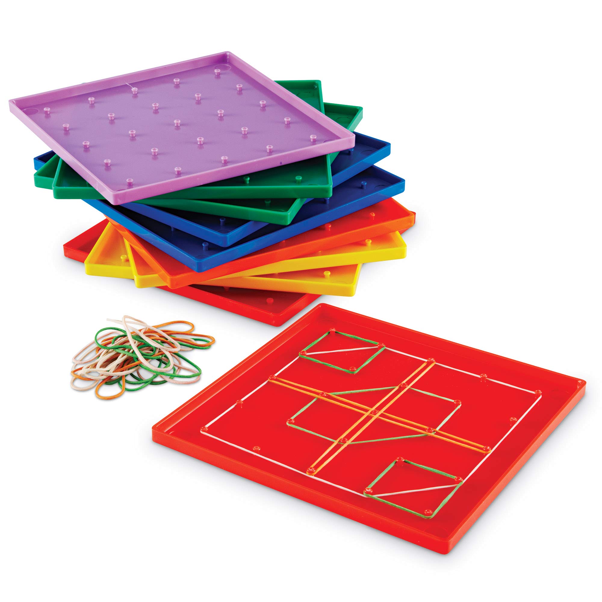 Foto 5 pulgar | Geoboards Learning Resources, Paquete De 10 Unidades, 18 Cm - Venta Internacional.