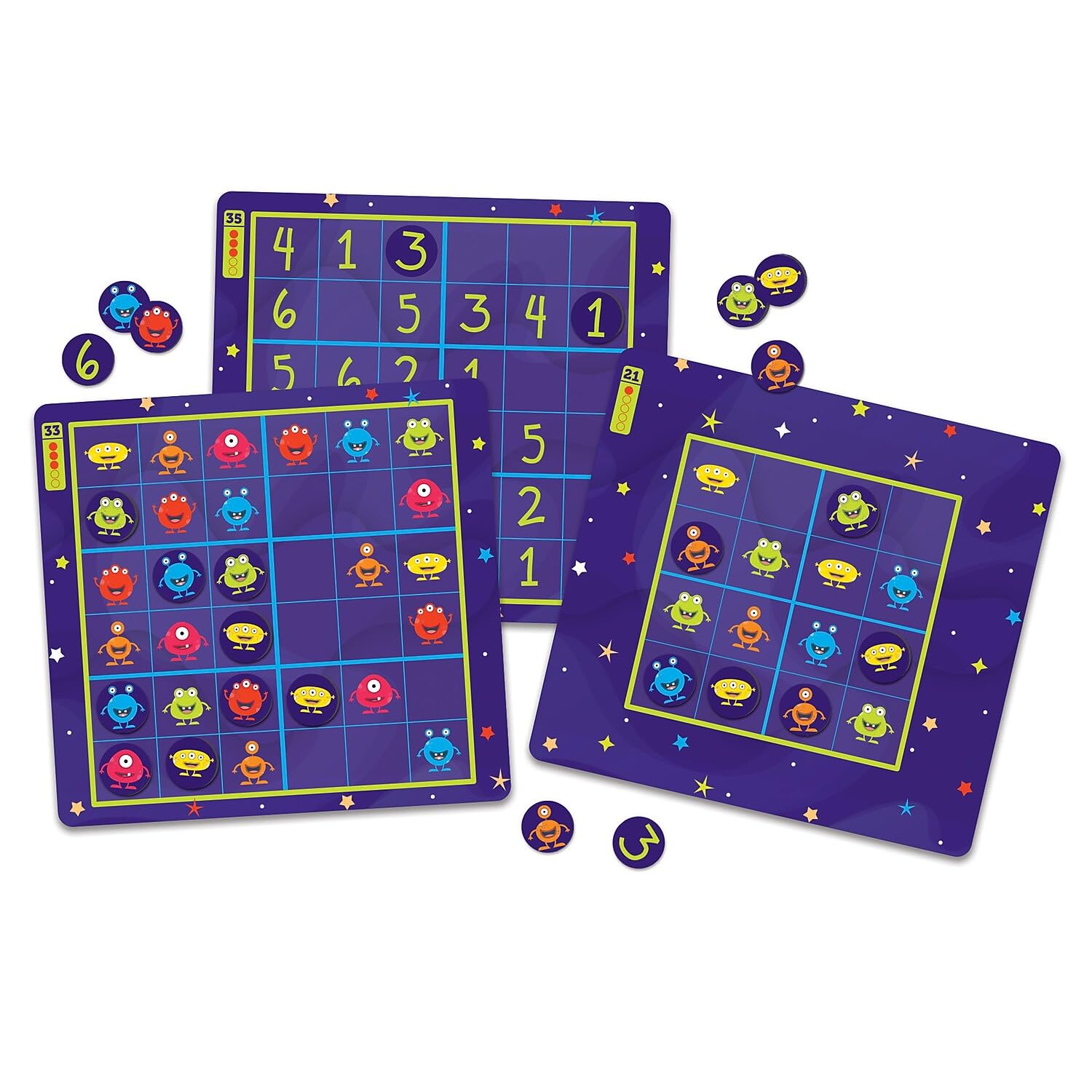 Foto 3 pulgar | Recursos De Aprendizaje De Sudoku De Magnetic Space, 72 Piezas, Más De 4 Años - Venta Internacional.
