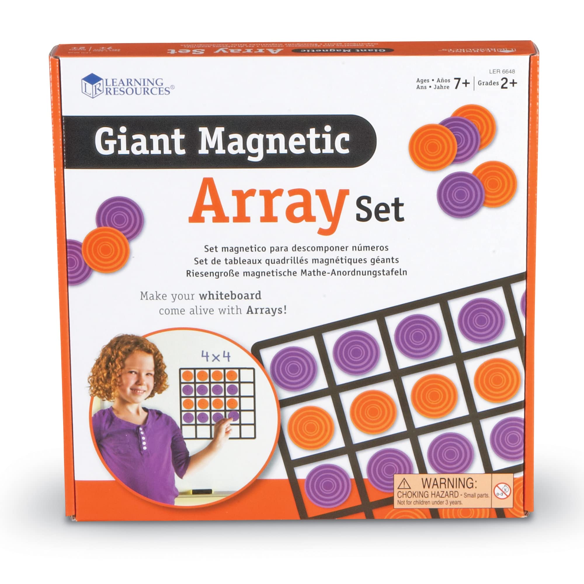 Set De Matriz Magnética Learning Resources Giant Con 50 Discos - Venta Internacional.