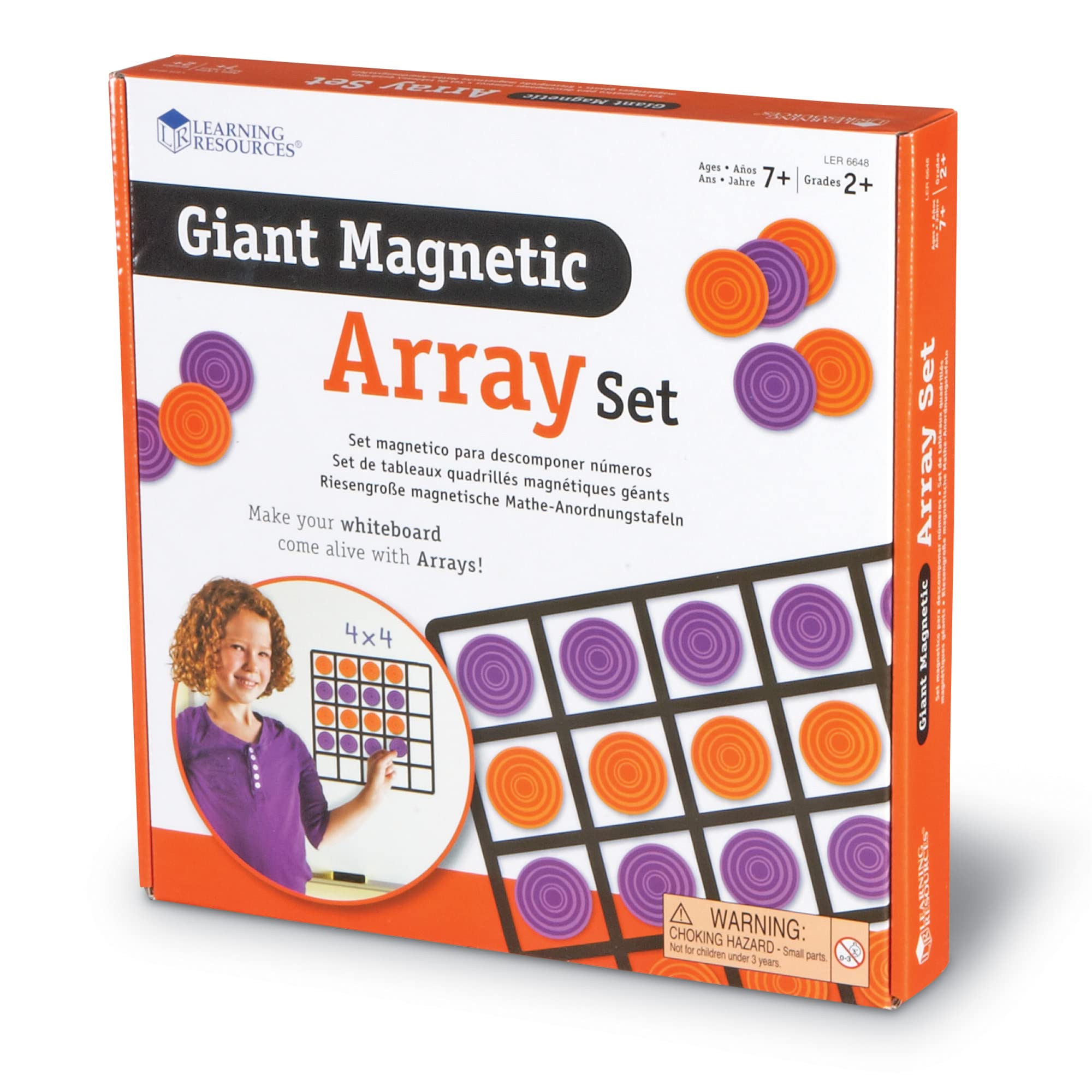 Foto 5 pulgar | Set De Matriz Magnética Learning Resources Giant Con 50 Discos - Venta Internacional.