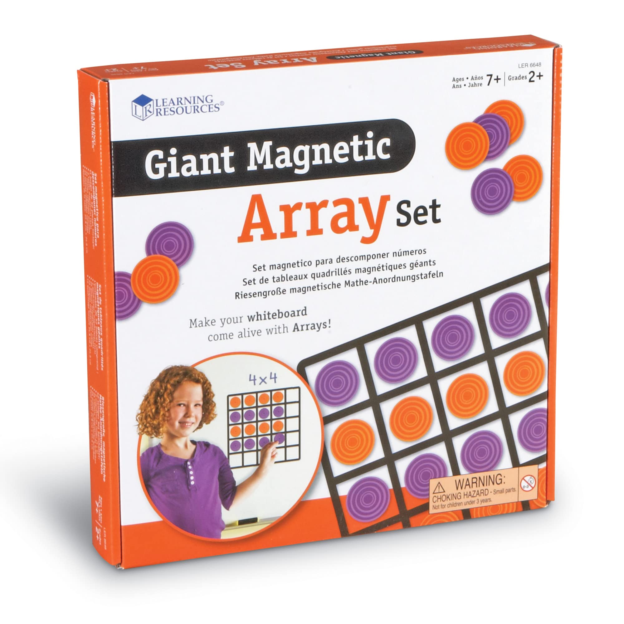 Foto 6 pulgar | Set De Matriz Magnética Learning Resources Giant Con 50 Discos - Venta Internacional.