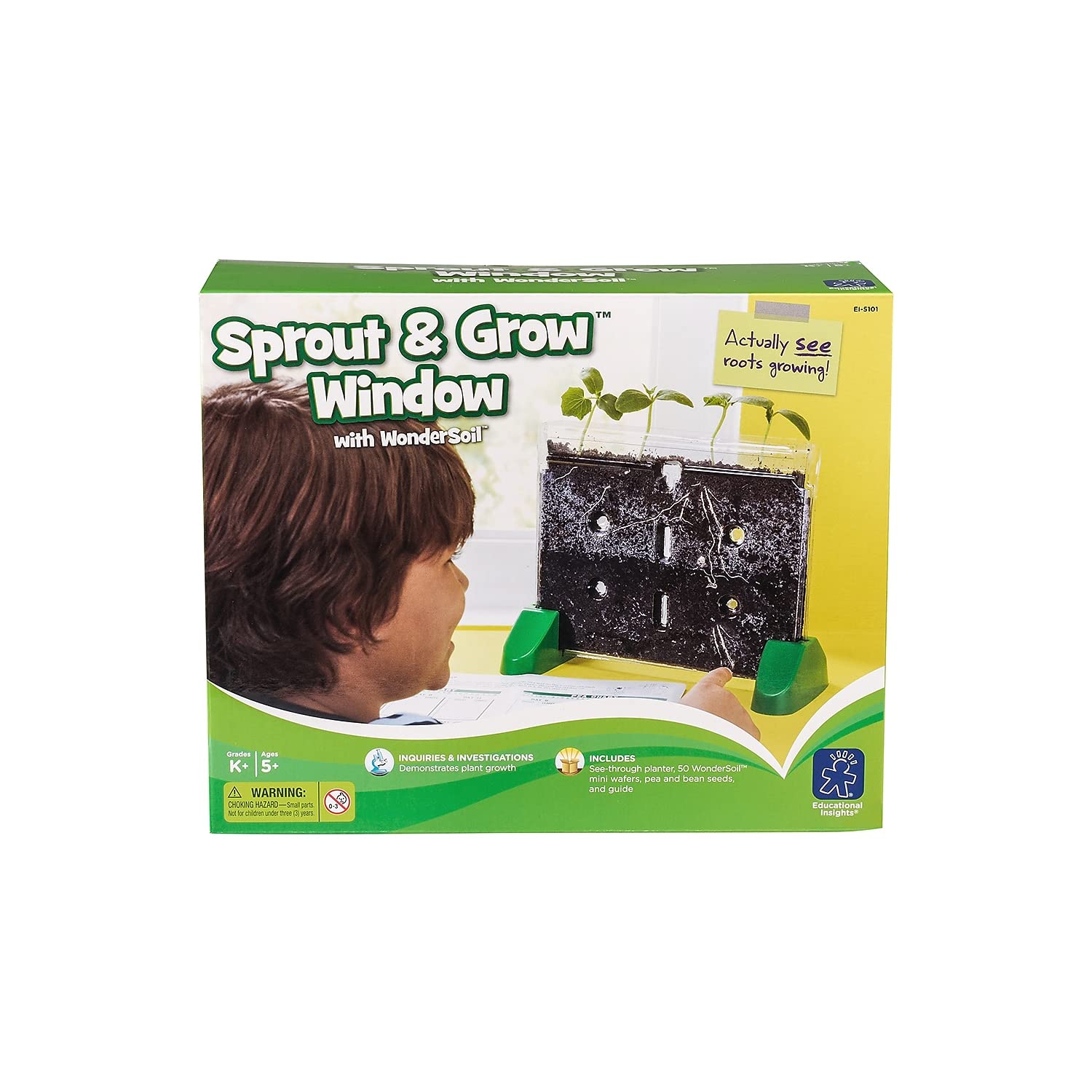 Foto 6 pulgar | Kit De Cultivo De Plantas Educational Insights Sprout & Grow Window - Venta Internacional.