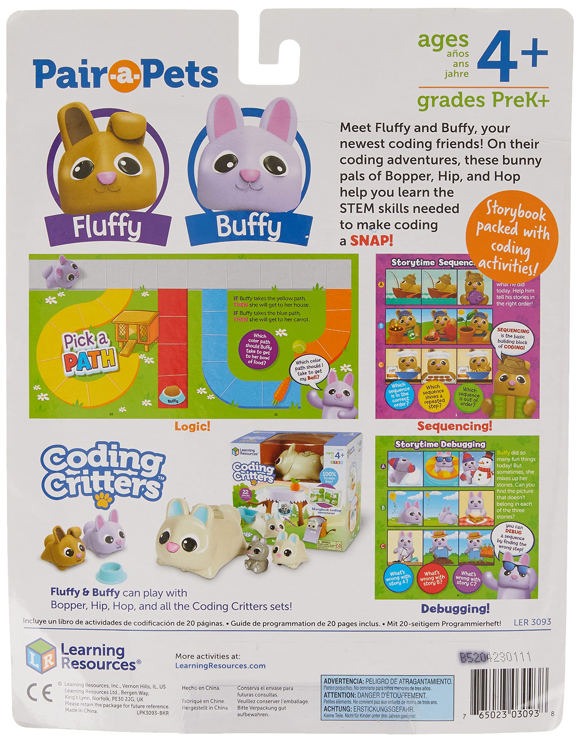Foto 3 pulgar | Recursos De Aprendizaje De Coding Critters Pair A Pets Bunnies 4+ - Venta Internacional.