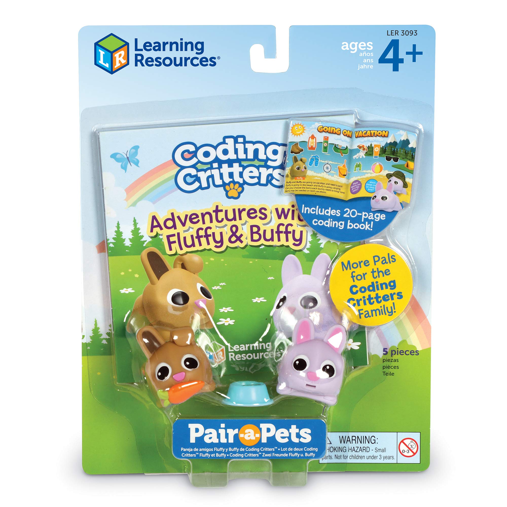 Foto 4 pulgar | Recursos De Aprendizaje De Coding Critters Pair A Pets Bunnies 4+ - Venta Internacional.