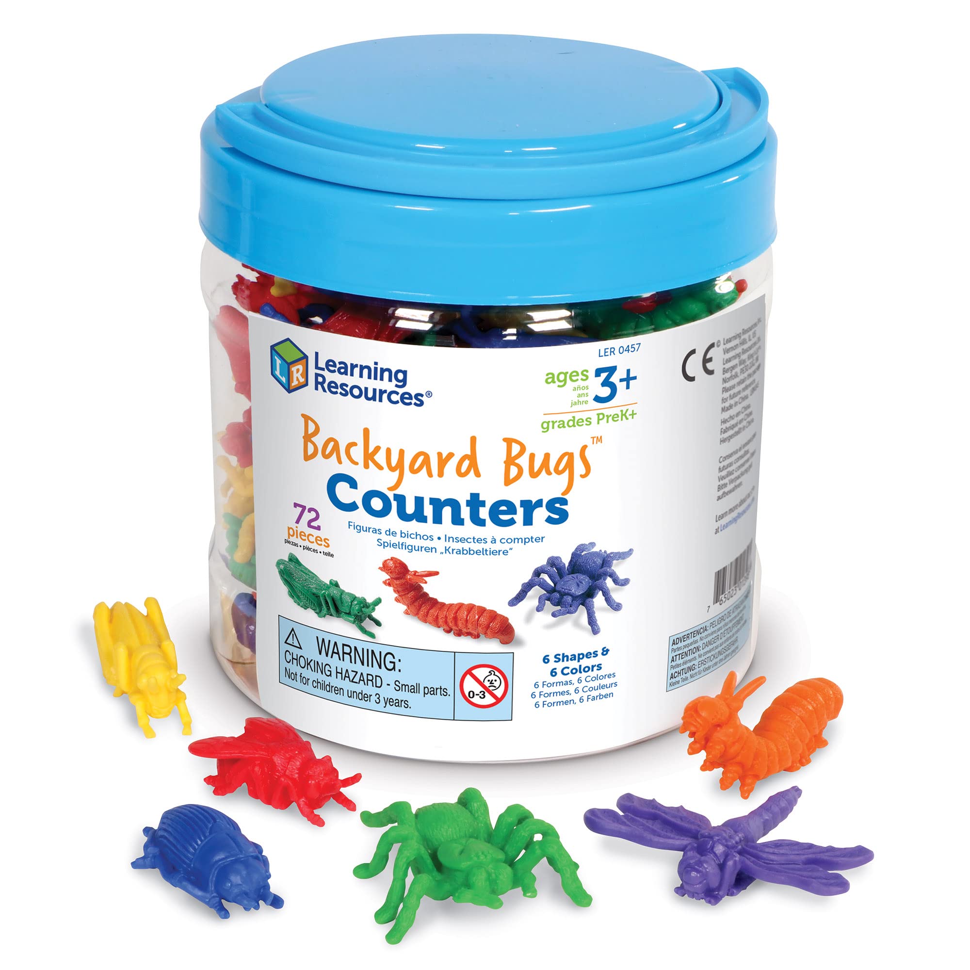 Foto 2 pulgar | Contadores De Insectos De Patio Trasero Toy Learning Resources, 72 Piezas, Más De 3 - Venta Internacional.