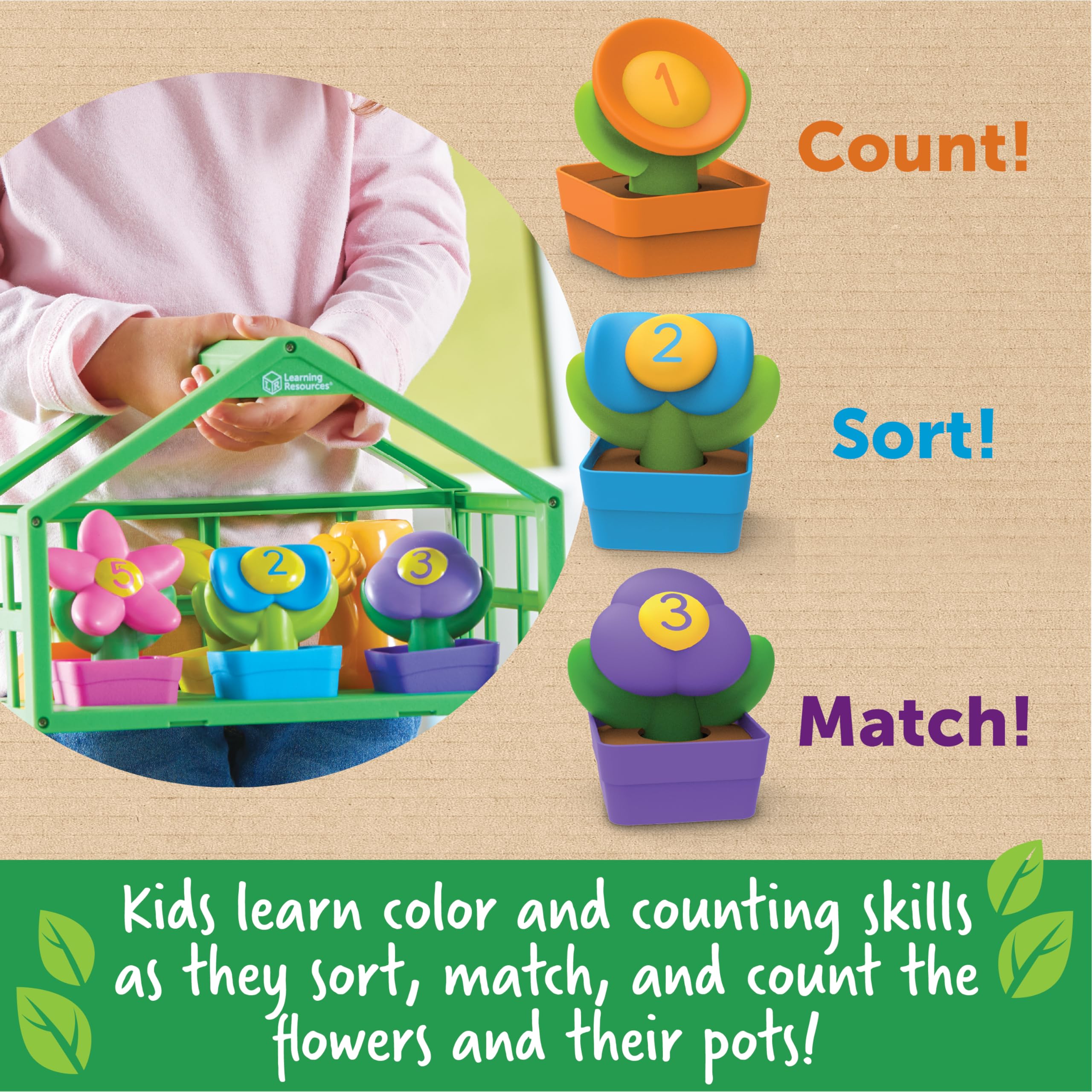 Foto 3 pulgar | Playset Learning Resources Growing Greenhouse Color & Number - Venta Internacional.