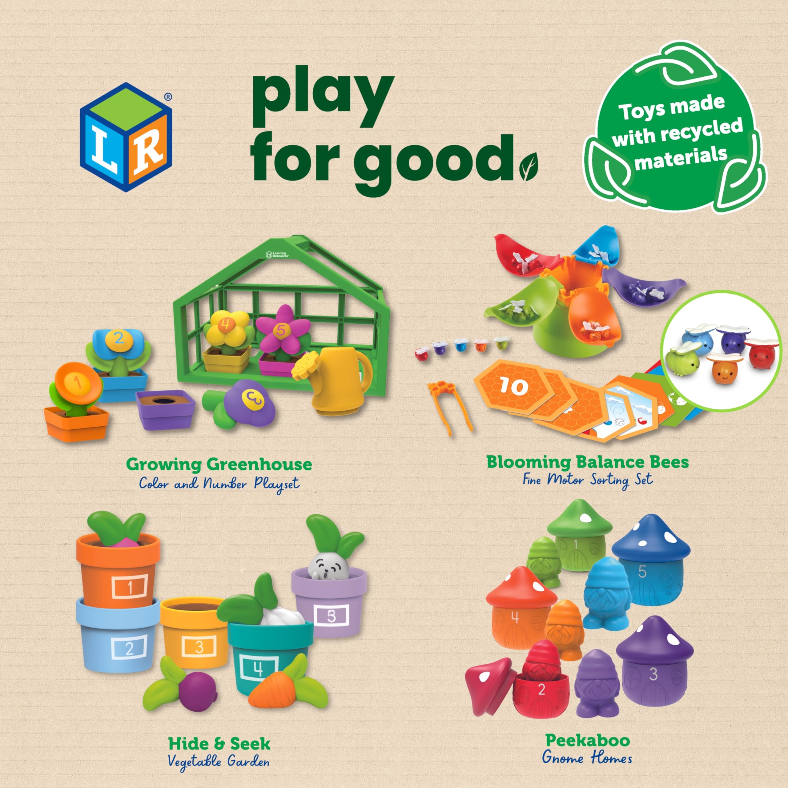 Foto 6 pulgar | Playset Learning Resources Growing Greenhouse Color & Number - Venta Internacional.