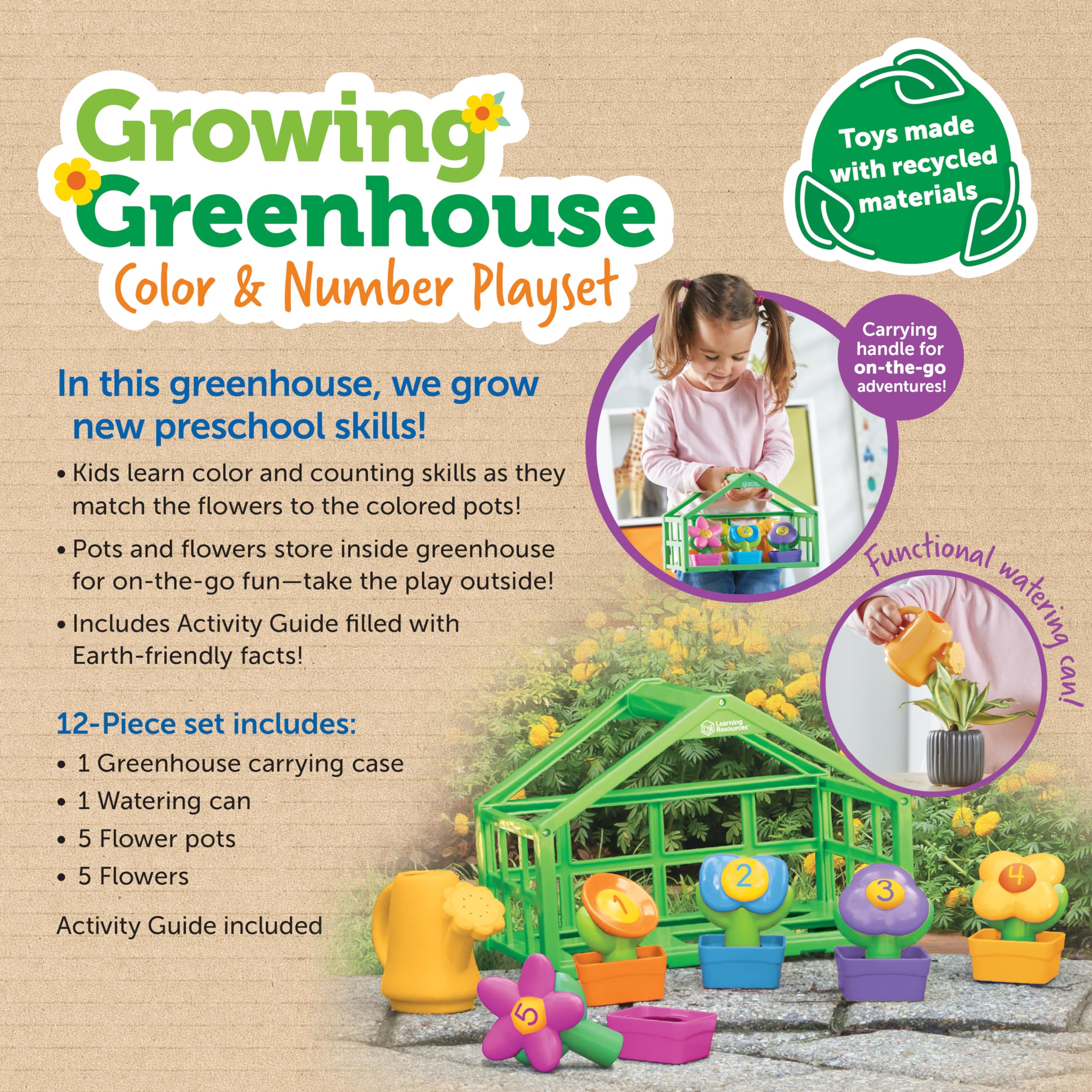 Foto 7 pulgar | Playset Learning Resources Growing Greenhouse Color & Number - Venta Internacional.