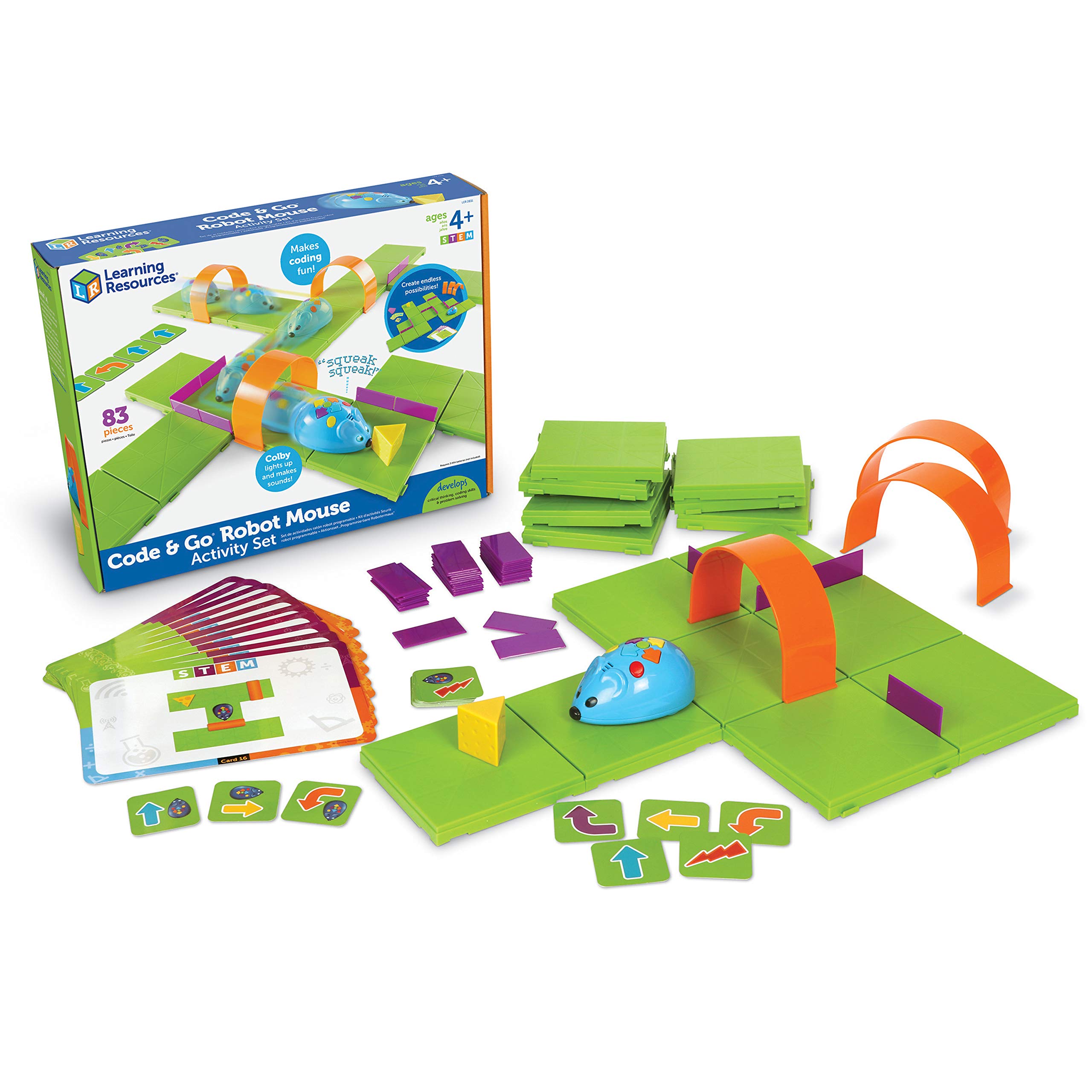 Foto 2 pulgar | Coding Toy Learning Resources Code & Go Robot Mouse Desde Hace Más De 4 Años - Venta Internacional.