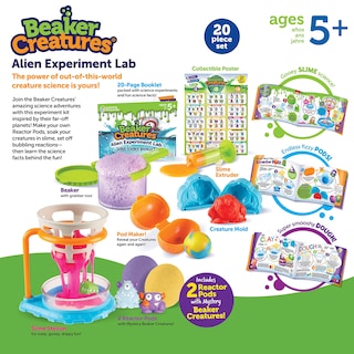 Foto 6 | Kit Científico Recursos De Aprendizaje Beaker Creatures Alien Lab - Venta Internacional.