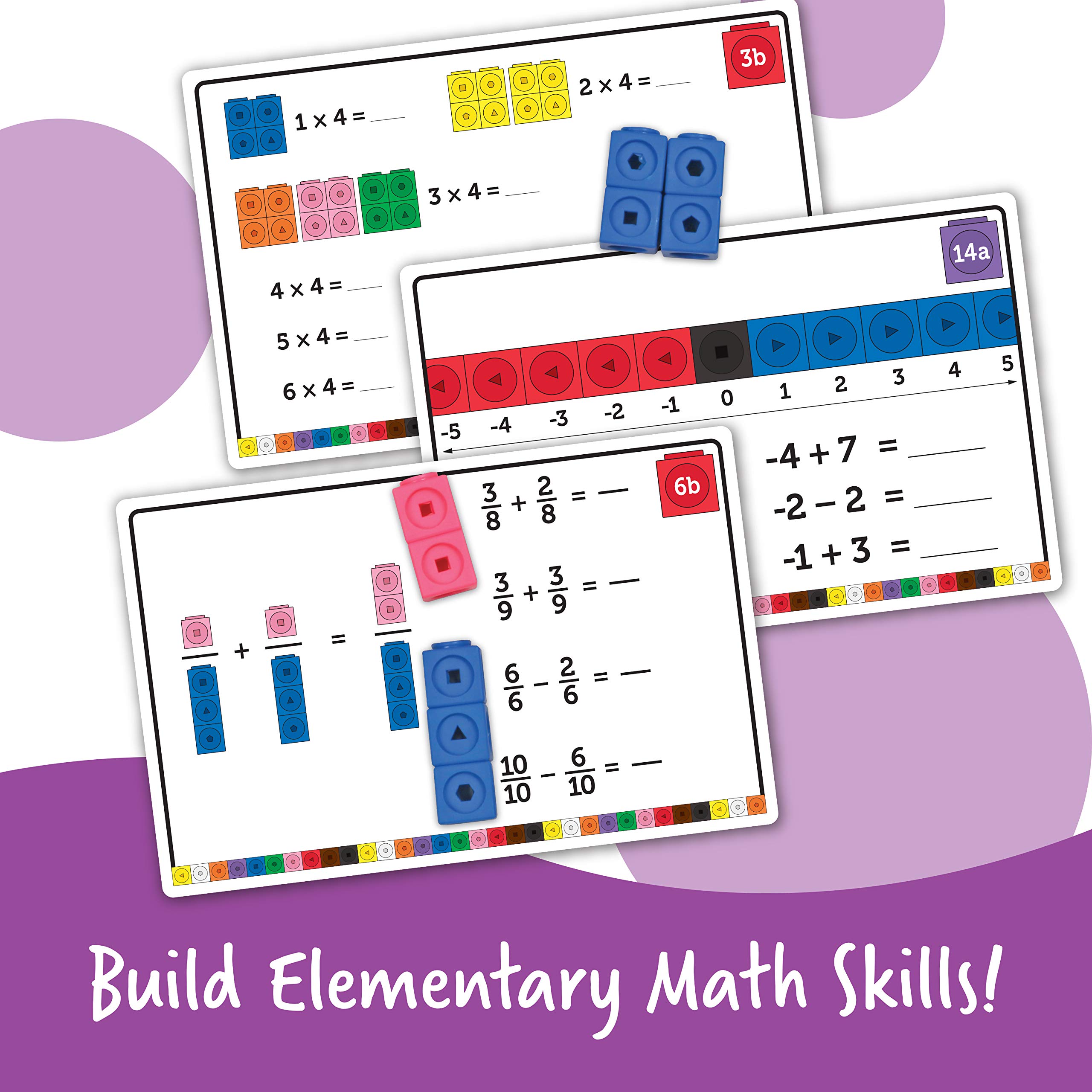 Foto 3 pulgar | Juego De Recursos De Aprendizaje Mathlink Cubes De 115 Piezas Para Mayores De 7 Años - Venta Internacional.
