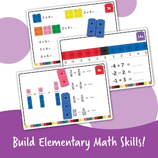 Foto 2 | Juego De Recursos De Aprendizaje Mathlink Cubes De 115 Piezas Para Mayores De 7 Años - Venta Internacional.