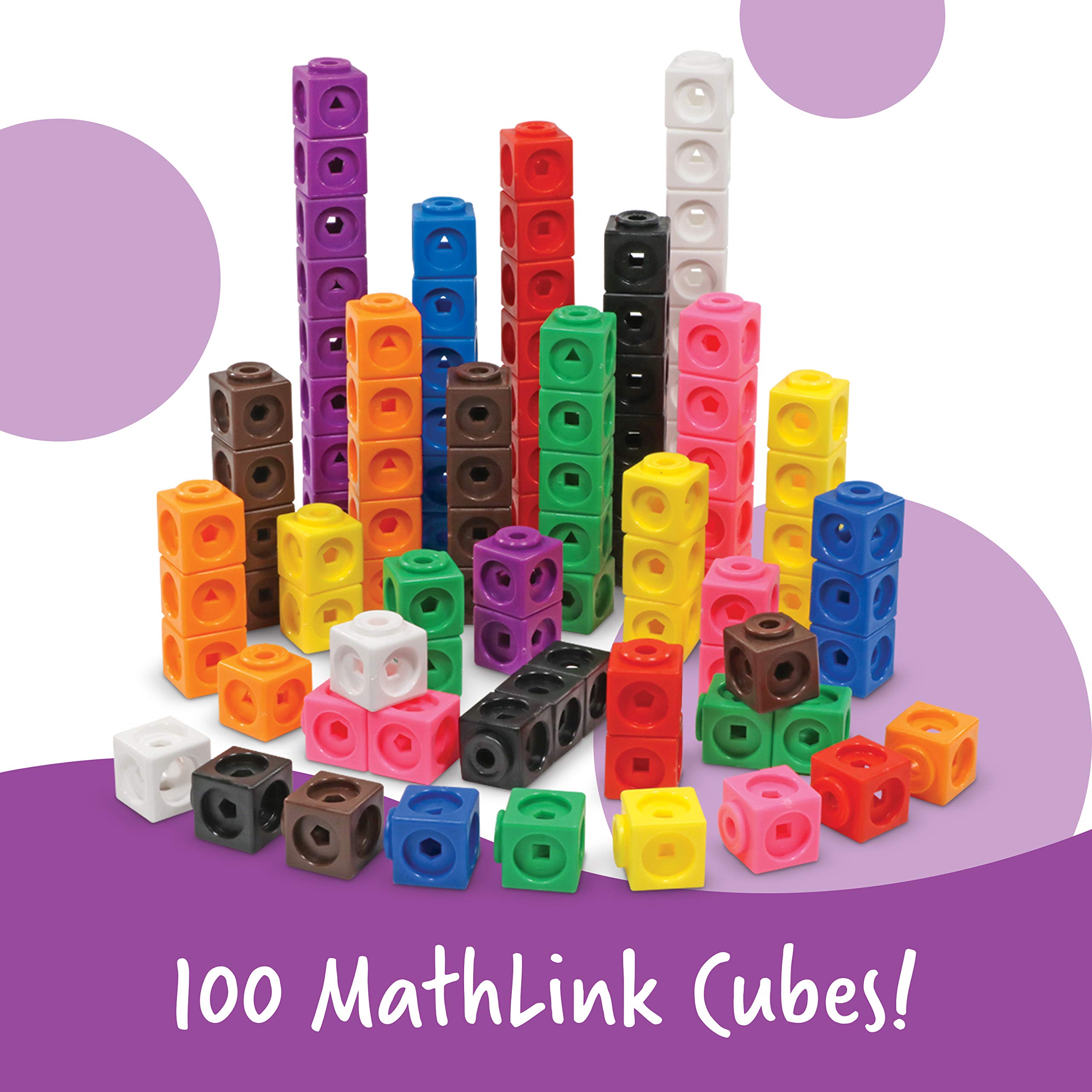 Foto 4 pulgar | Juego De Recursos De Aprendizaje Mathlink Cubes De 115 Piezas Para Mayores De 7 Años - Venta Internacional.