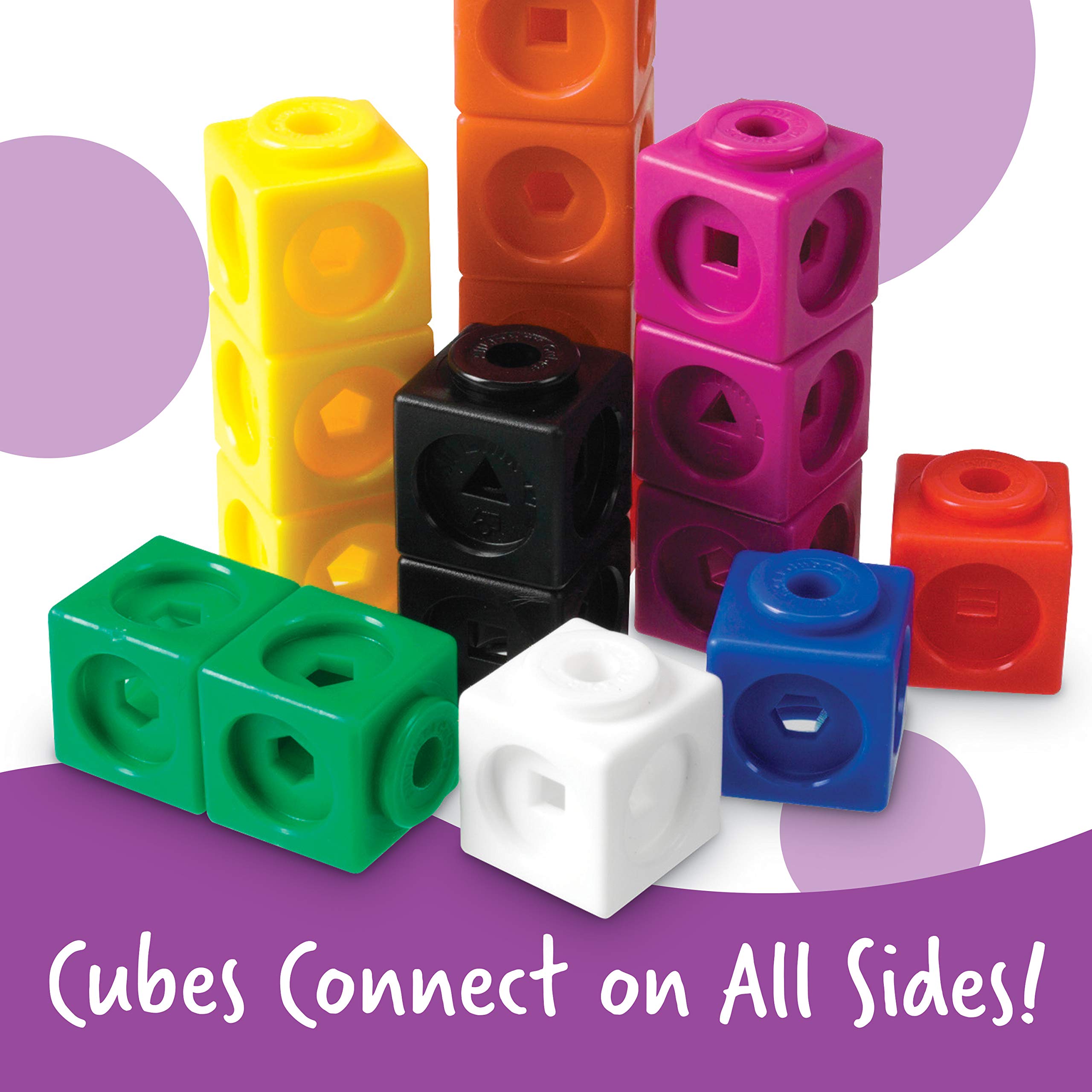 Foto 5 pulgar | Juego De Recursos De Aprendizaje Mathlink Cubes De 115 Piezas Para Mayores De 7 Años - Venta Internacional.