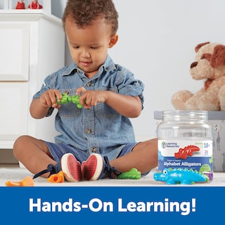 Foto 4 | Recursos De Aprendizaje Sobre Juguetes: Caimanes Del Alfabeto Snap-n-learn - Venta Internacional.