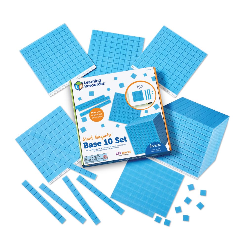 Juego De Diez Recursos De Aprendizaje Con Base Magnética, 131 Piezas - Venta Internacional.