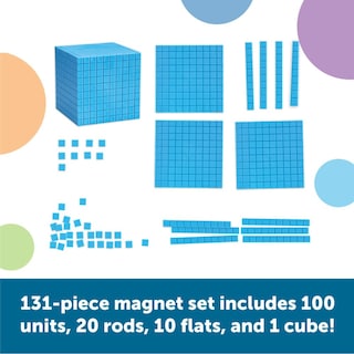 Foto 5 | Juego De Diez Recursos De Aprendizaje Con Base Magnética, 131 Piezas - Venta Internacional.