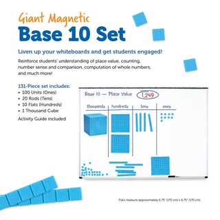 Foto 7 | Juego De Diez Recursos De Aprendizaje Con Base Magnética, 131 Piezas - Venta Internacional.