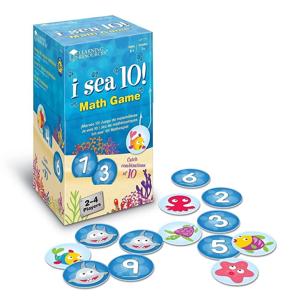 Foto 2 pulgar | ¡recursos De Aprendizaje De Juegos Matemáticos I Sea 10! Con 100 Tarjetas Para Más De 6 Años - Venta Internacional.
