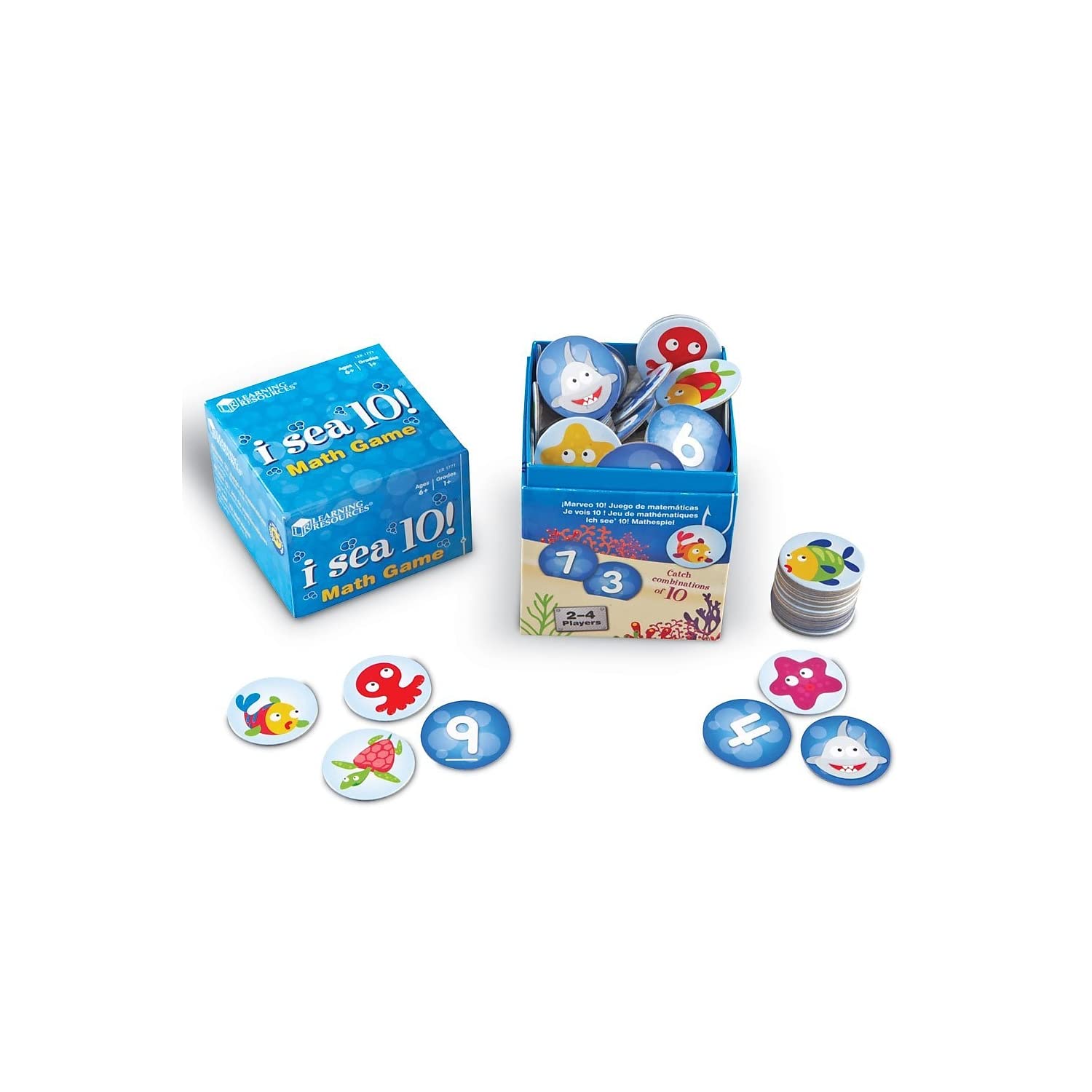 Foto 5 pulgar | ¡recursos De Aprendizaje De Juegos Matemáticos I Sea 10! Con 100 Tarjetas Para Más De 6 Años - Venta Internacional.