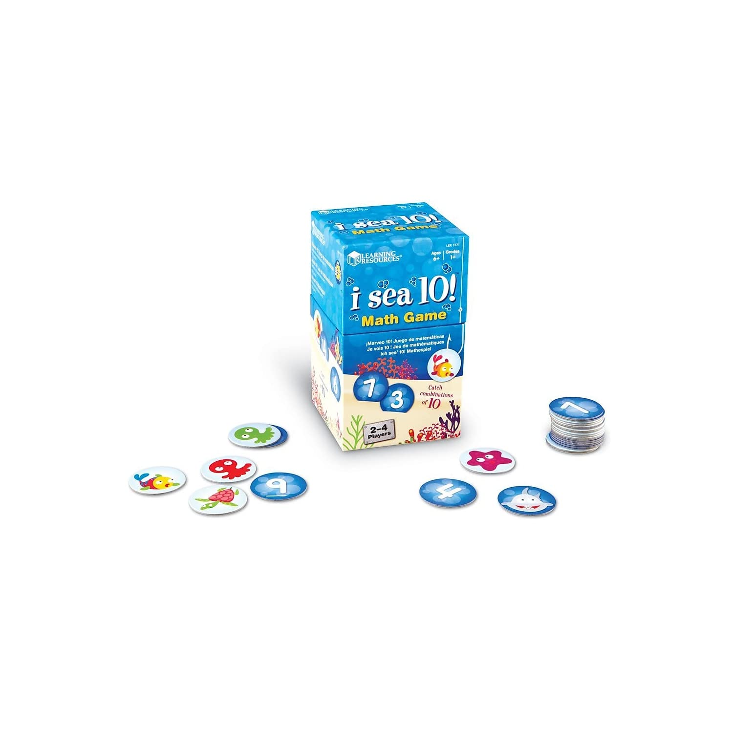 Foto 6 pulgar | ¡recursos De Aprendizaje De Juegos Matemáticos I Sea 10! Con 100 Tarjetas Para Más De 6 Años - Venta Internacional.
