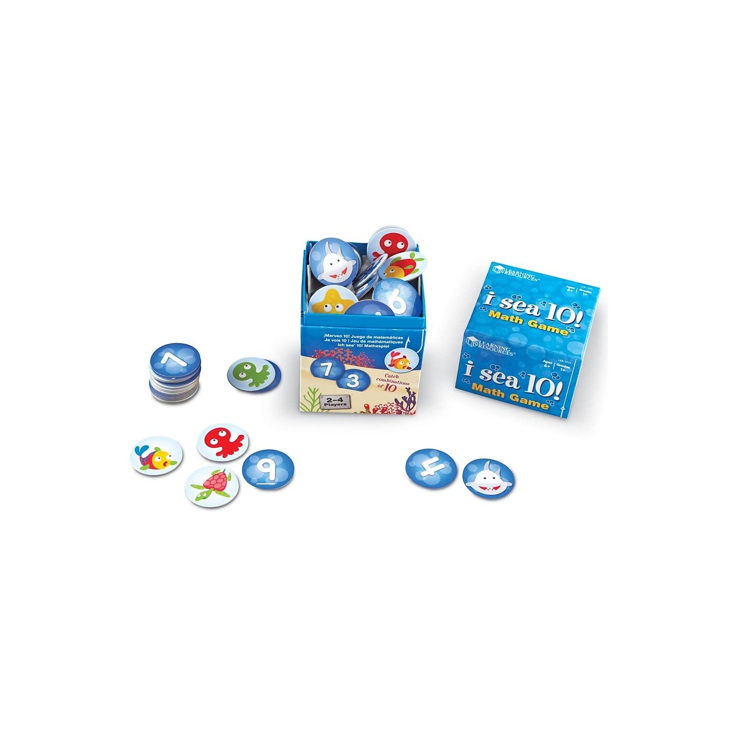 Foto 7 pulgar | ¡recursos De Aprendizaje De Juegos Matemáticos I Sea 10! Con 100 Tarjetas Para Más De 6 Años - Venta Internacional.