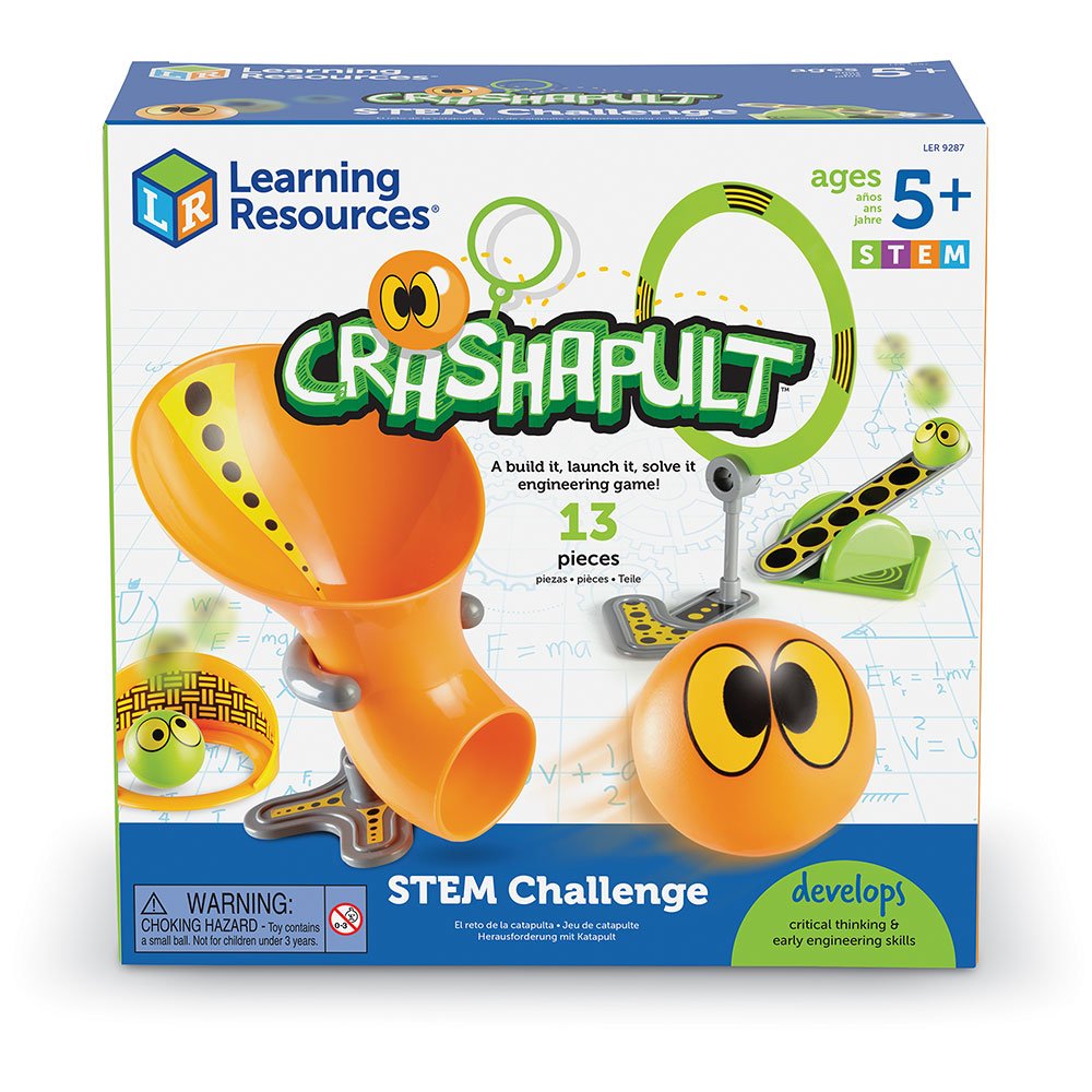 Foto 7 pulgar | Recursos De Aprendizaje Del Juego Stem Catapult Crashapult 13 Piezas 5+ - Venta Internacional.