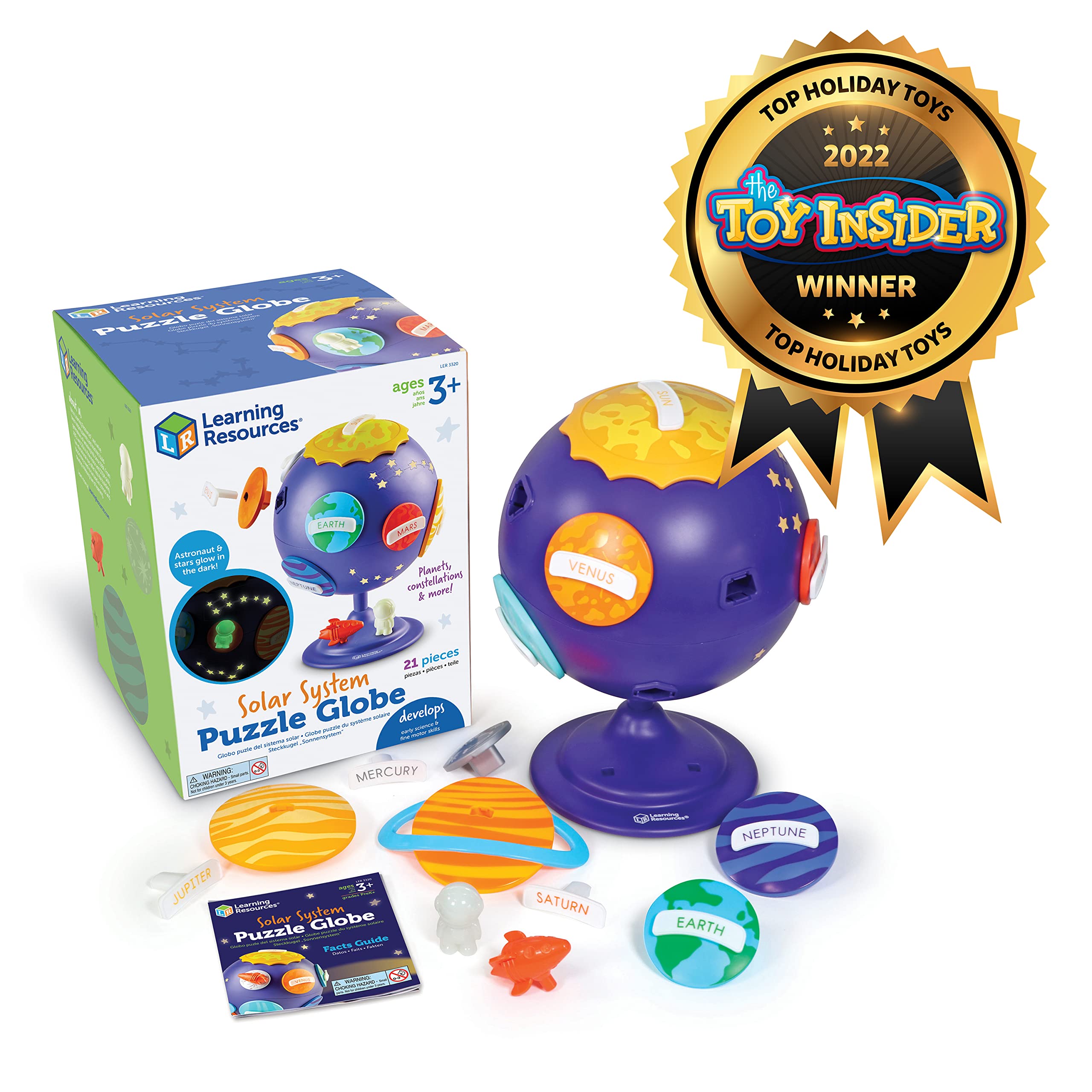 Foto 6 pulgar | Puzzle Globe Learning Resources Solar System, 21 Piezas, Más De 3 Años - Venta Internacional.
