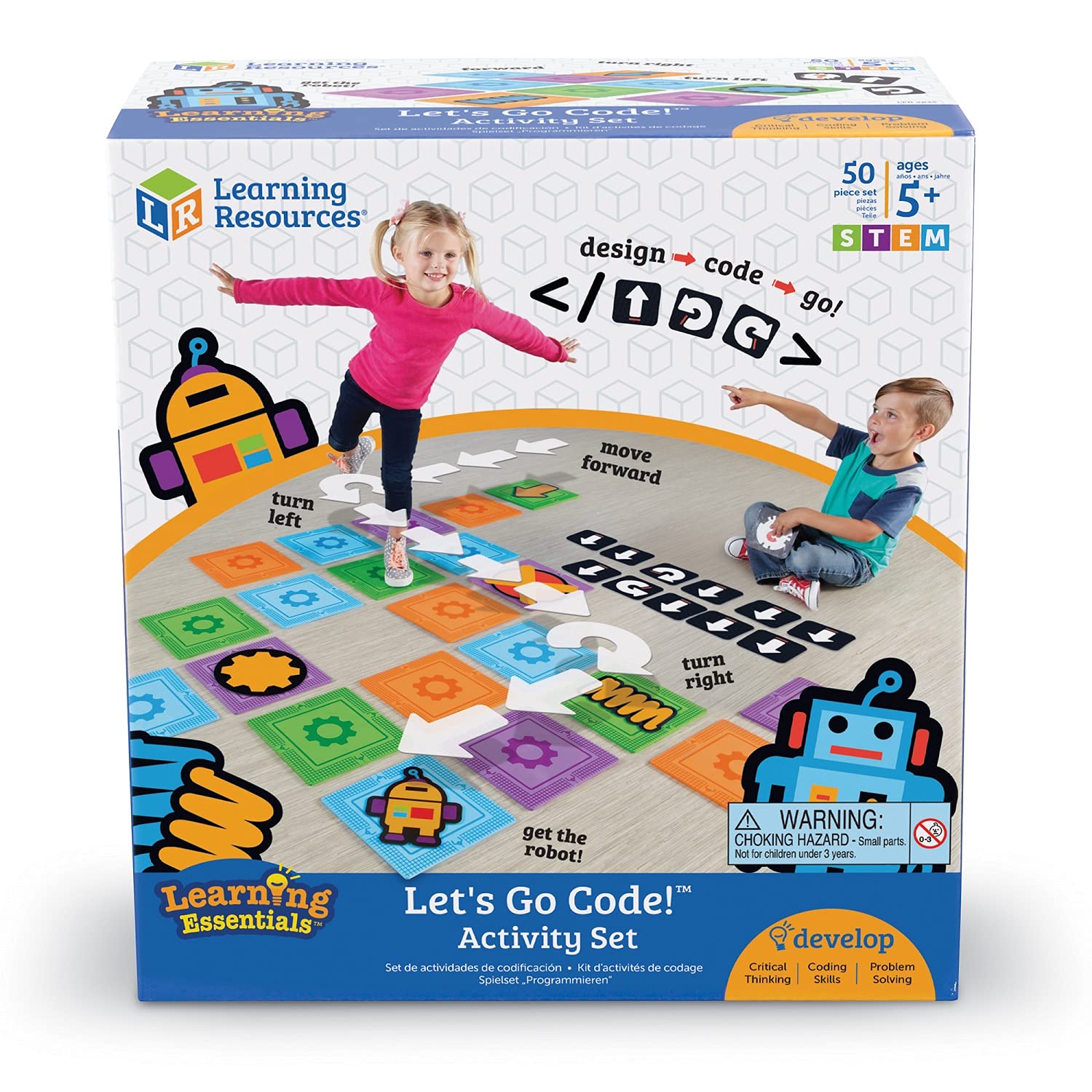 Foto 7 pulgar | Conjunto De Actividades Recursos De Aprendizaje ¡vamos A Programar! 50 Piezas, 5 O Más - Venta Internacional.