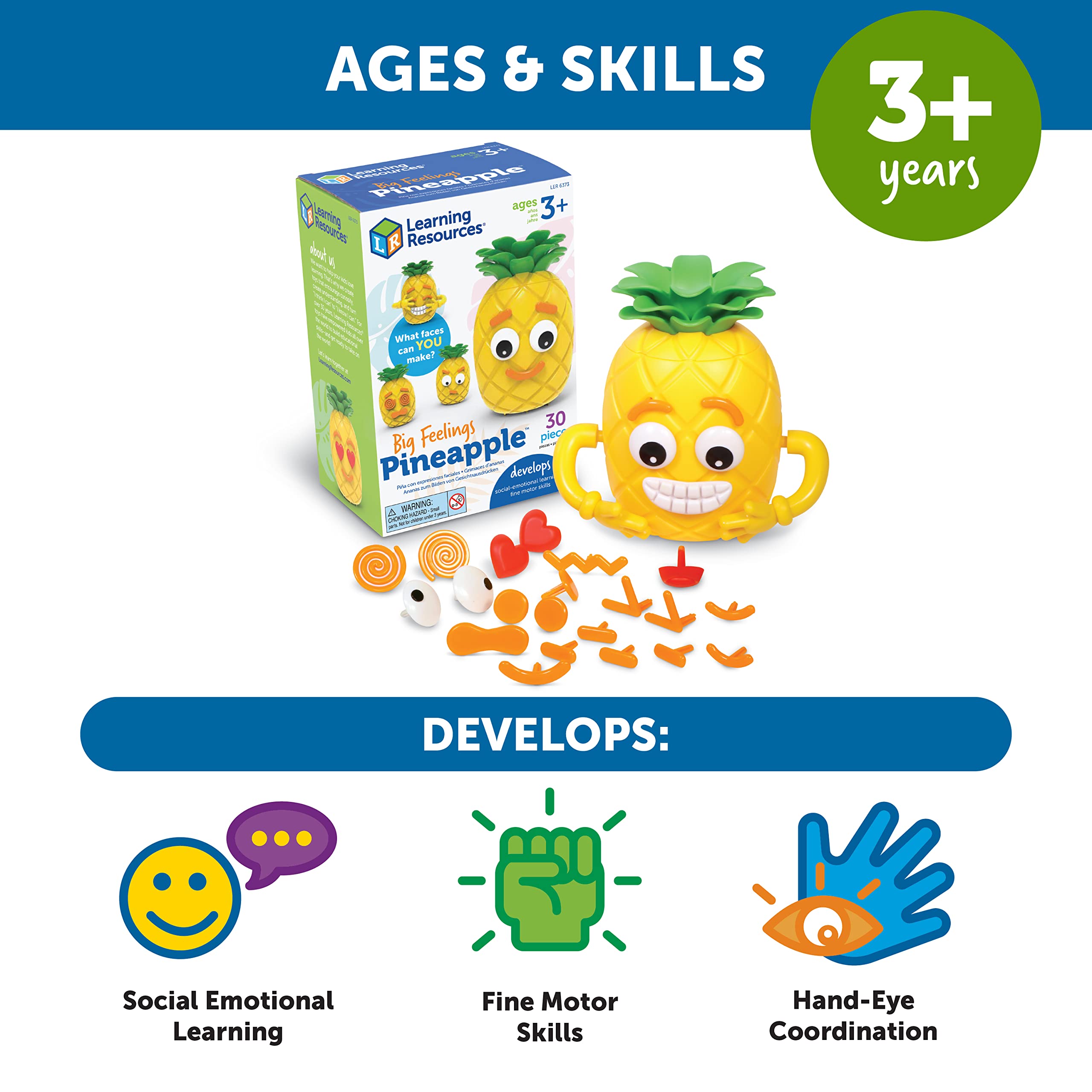 Foto 6 pulgar | Piña Big Feelings De Toy Learning Resources, 30 Unidades, Más De 3 Años - Venta Internacional.