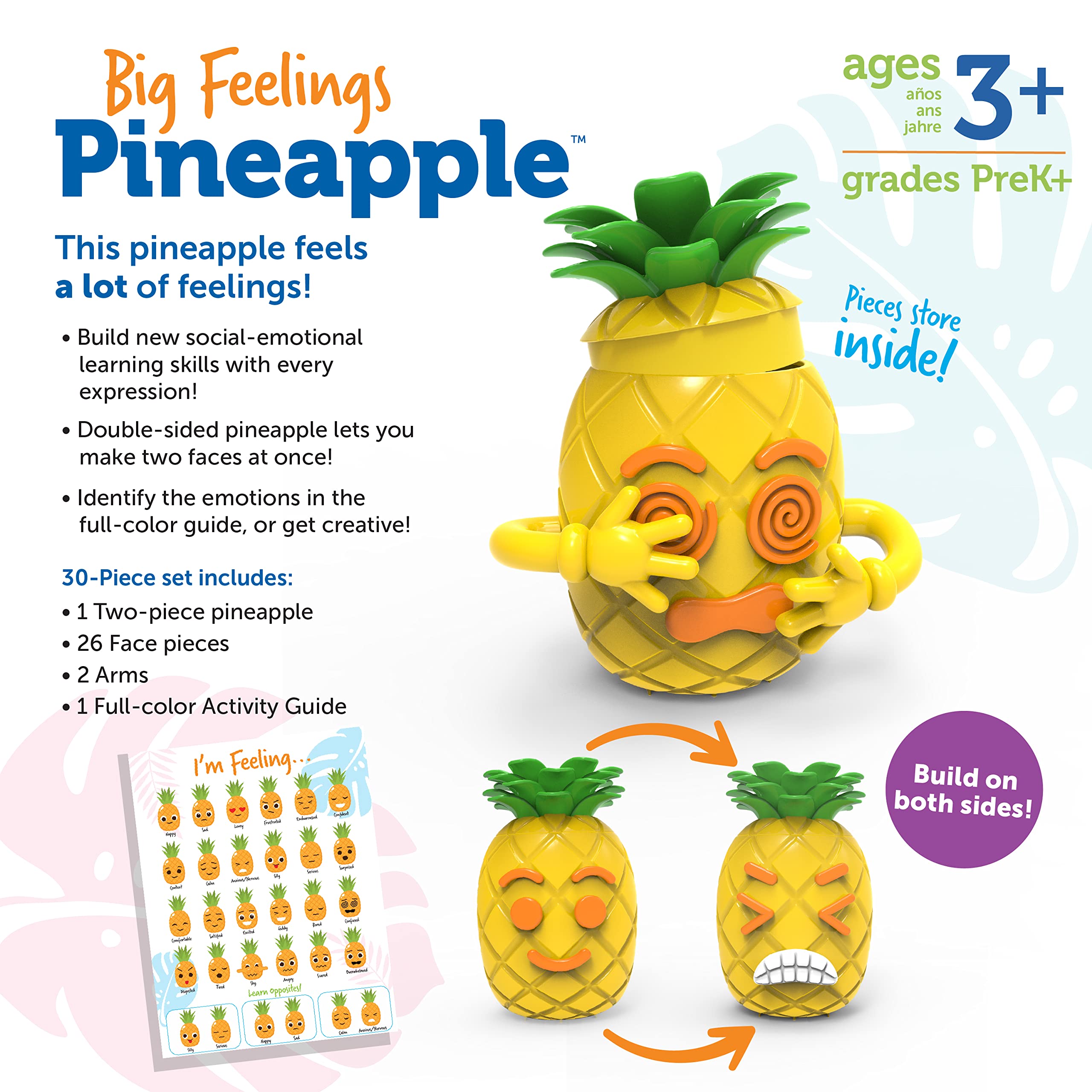 Foto 7 pulgar | Piña Big Feelings De Toy Learning Resources, 30 Unidades, Más De 3 Años - Venta Internacional.