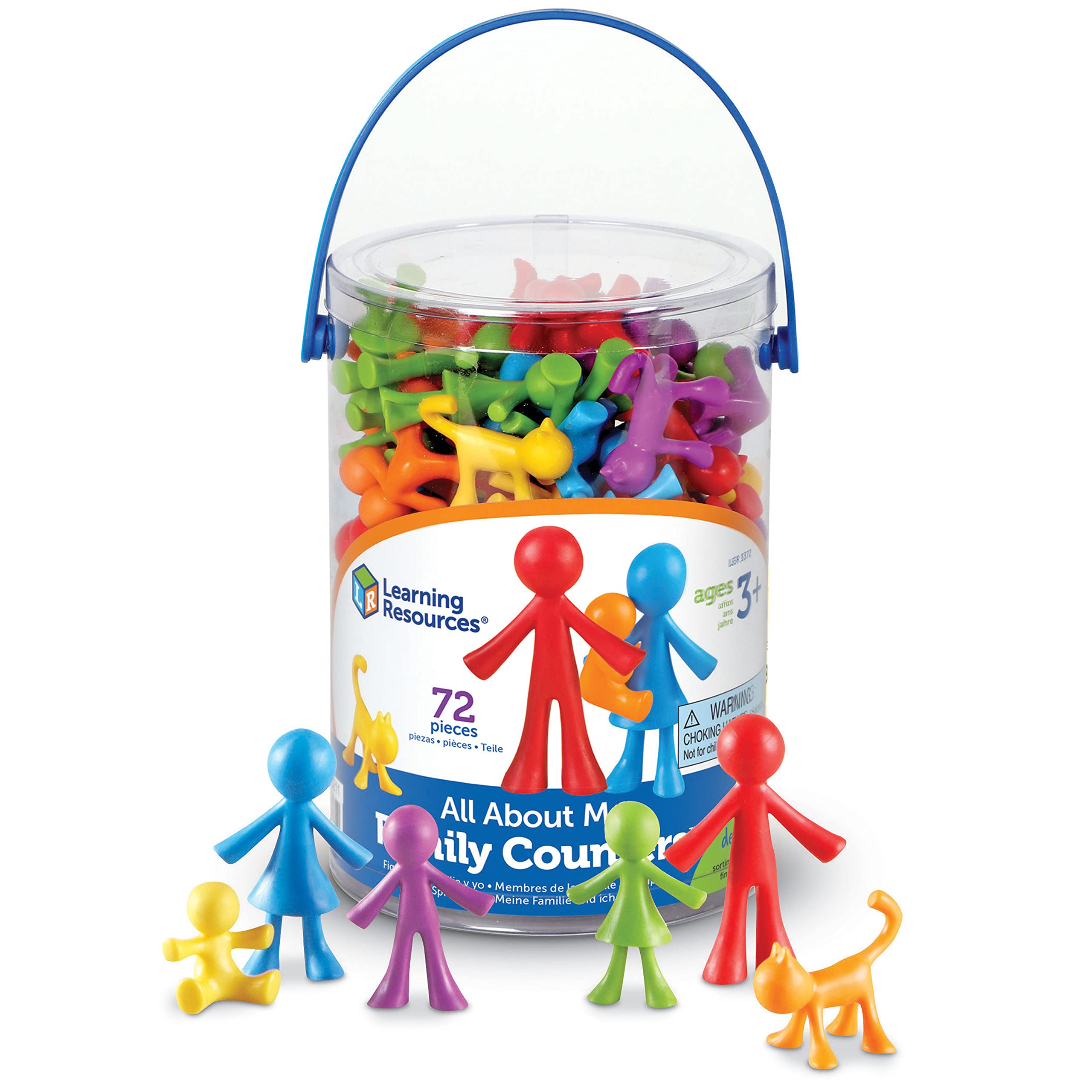 Foto 2 pulgar | Recursos De Aprendizaje De Family Counters All About Me Set 72 - Venta Internacional.