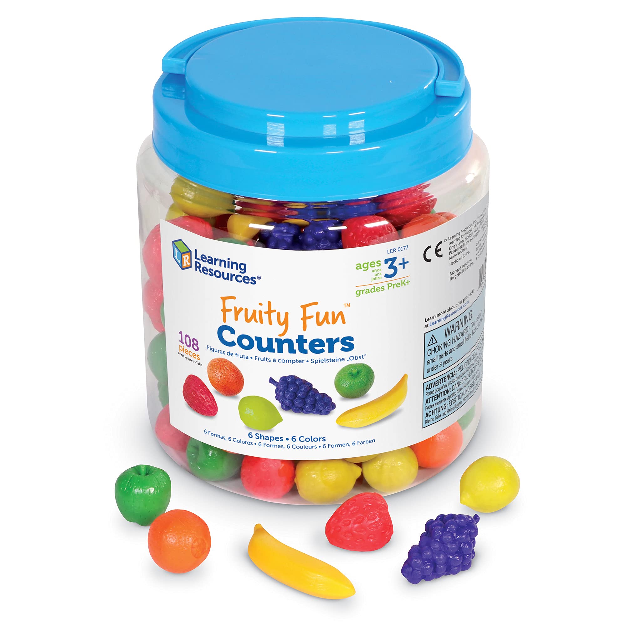 Juego De 108 Contadores Juy Learning Resources Fruity Fun - Venta Internacional.