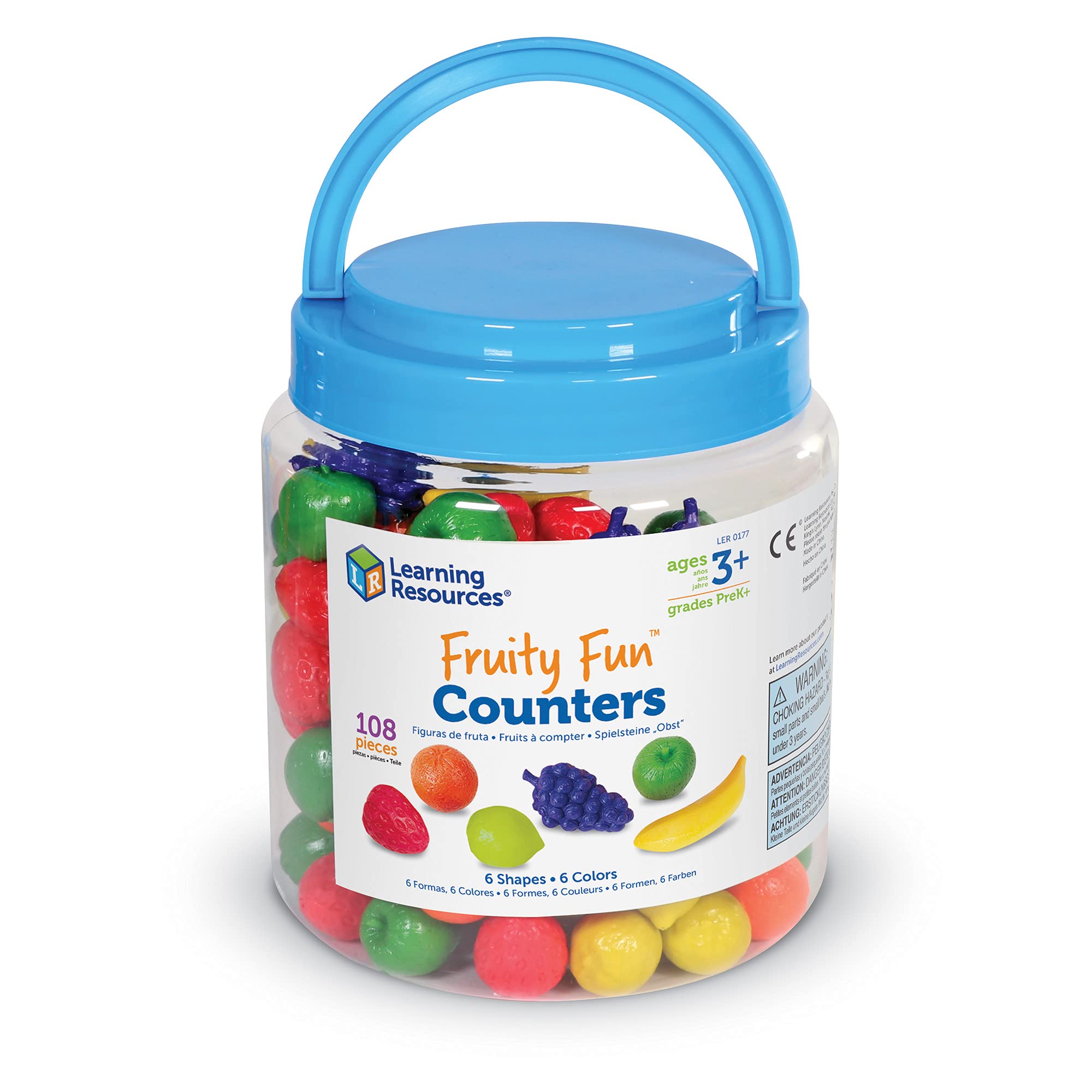 Foto 5 pulgar | Juego De 108 Contadores Juy Learning Resources Fruity Fun - Venta Internacional.