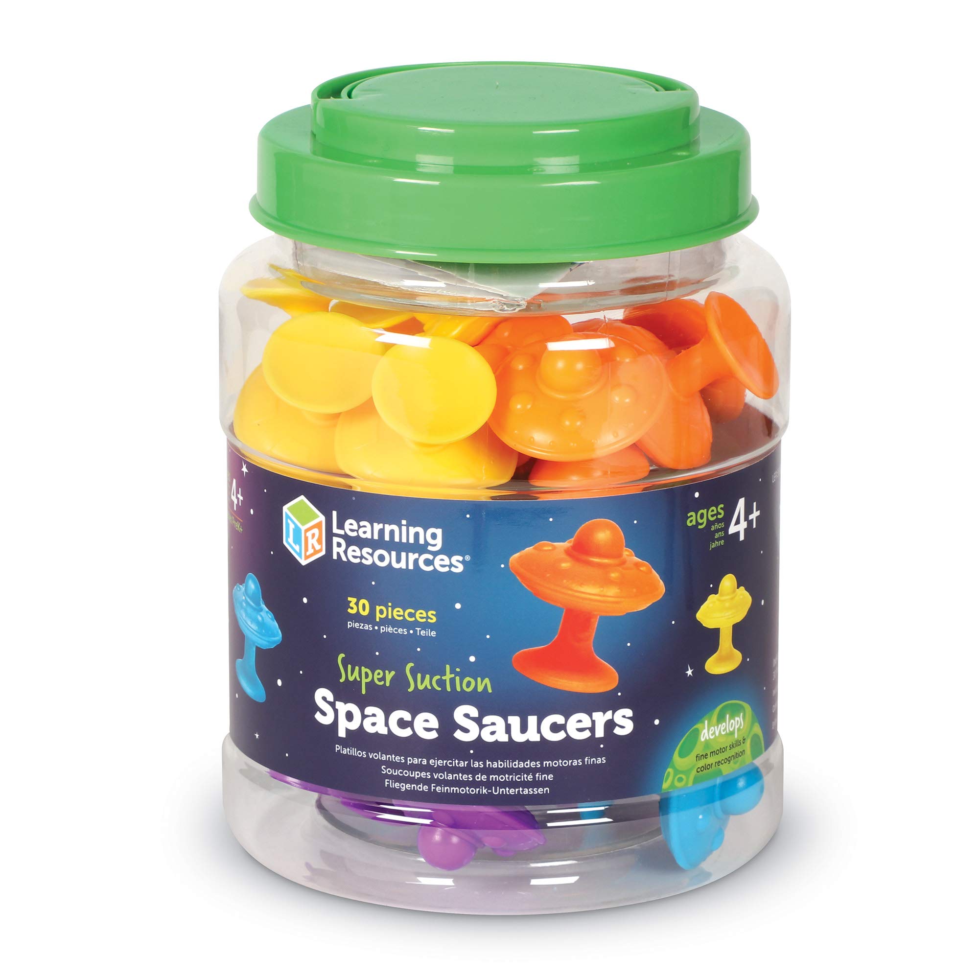 Foto 4 pulgar | Platillos Espaciales Super Suction De Toy Learning Resources, 30 Unidades - Venta Internacional.